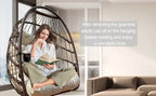 Khaki Hanging Swing Egg Chair