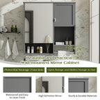 29'' x 28'' Modern Wall Mounted Bathroom Medicine Cabinet
