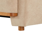 Flow 79 in. Modern Upholstered Velvet Sofa