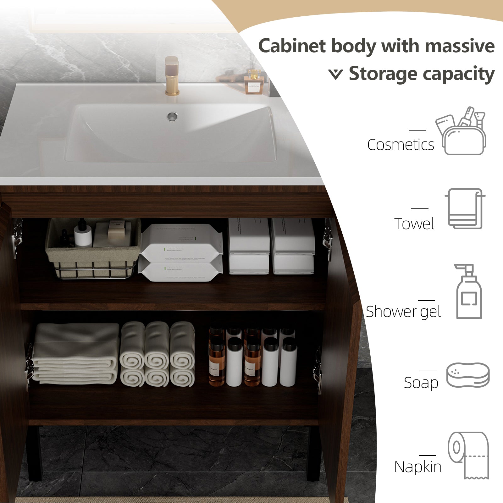 30 Inch Bathroom Vanity with Sink