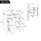 24" Bathroom Vanity with Top Sink