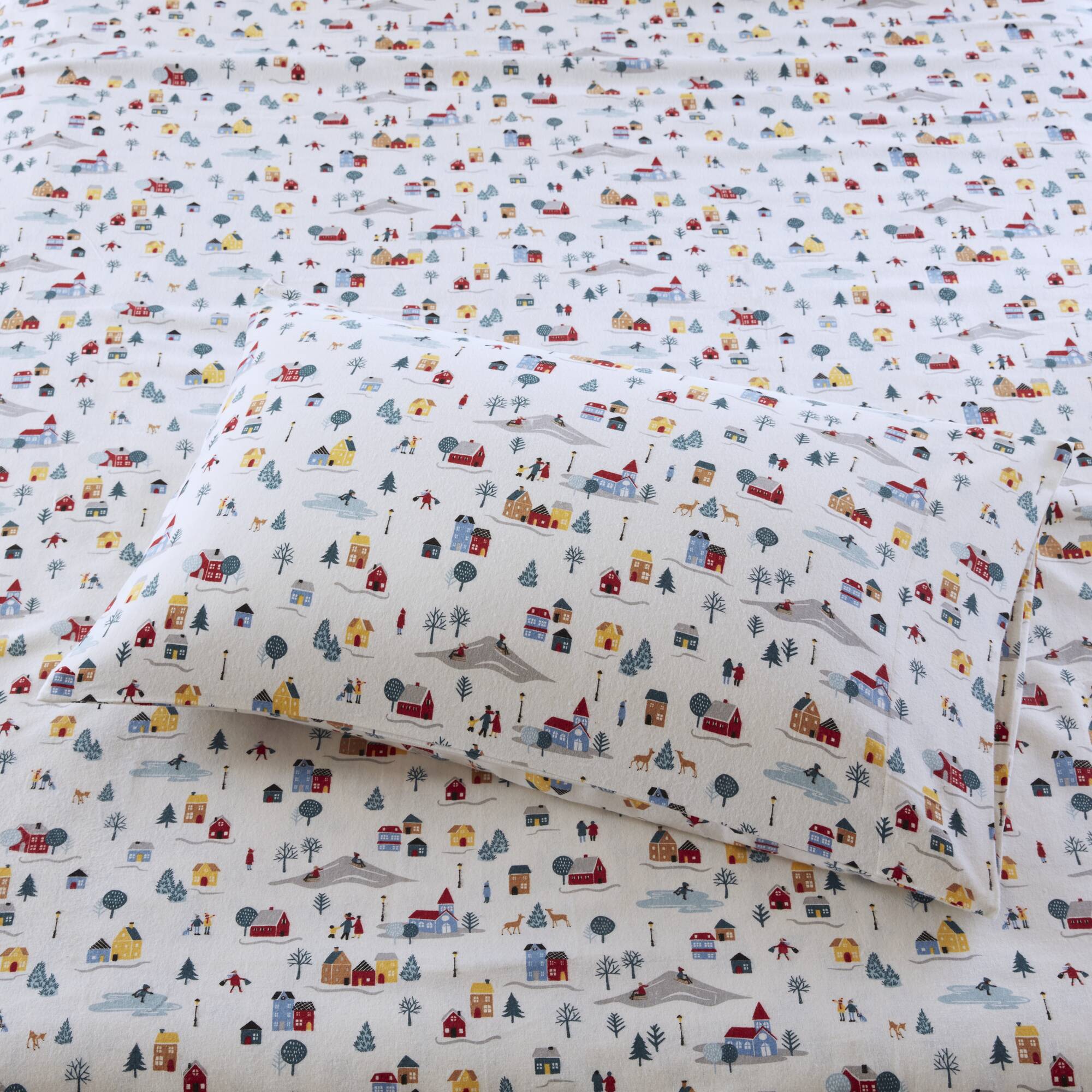 4 PCS King Printed Sheet Set