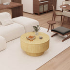 29.53" MDF Modern Circular Coffee Table