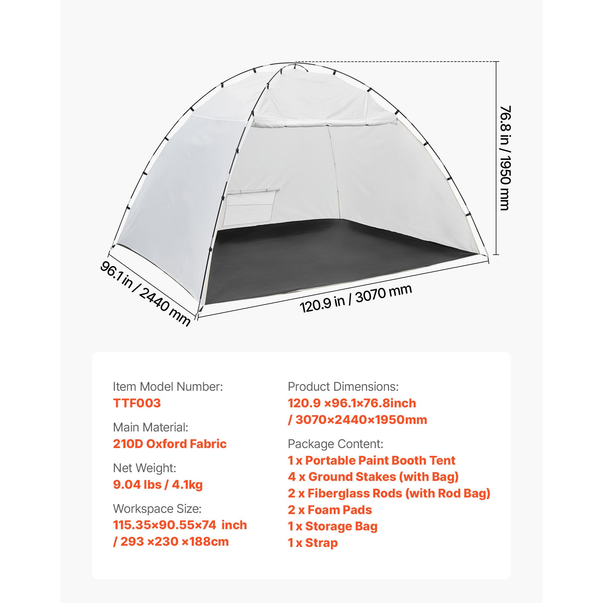 Portable Paint Booth Tent