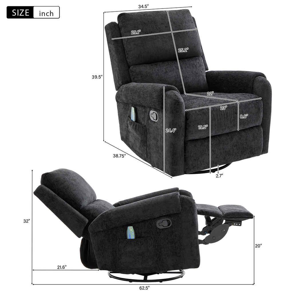 Manual Recliner Massage Recliner Chair
