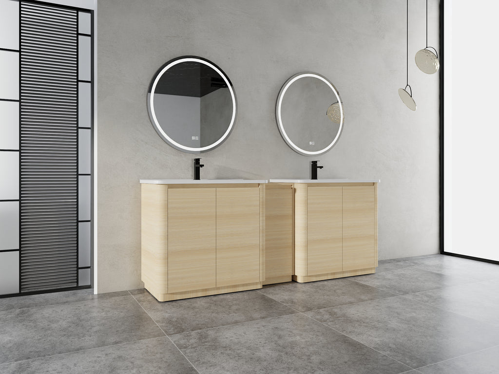 84-Inch Freestanding Bathroom Vanity with Sink
