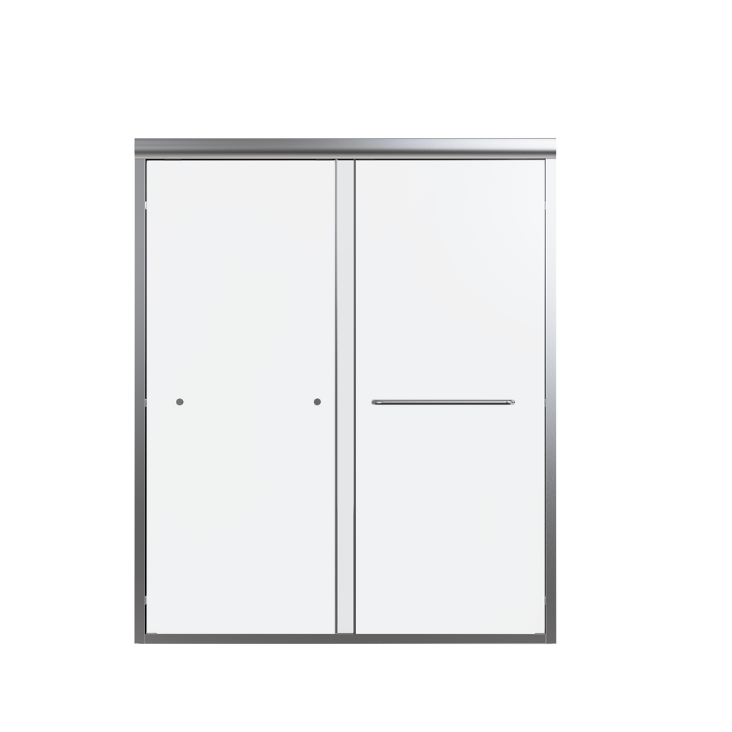 56"-60"W*72" H Semi-Frameless Double Sliding Shower Door