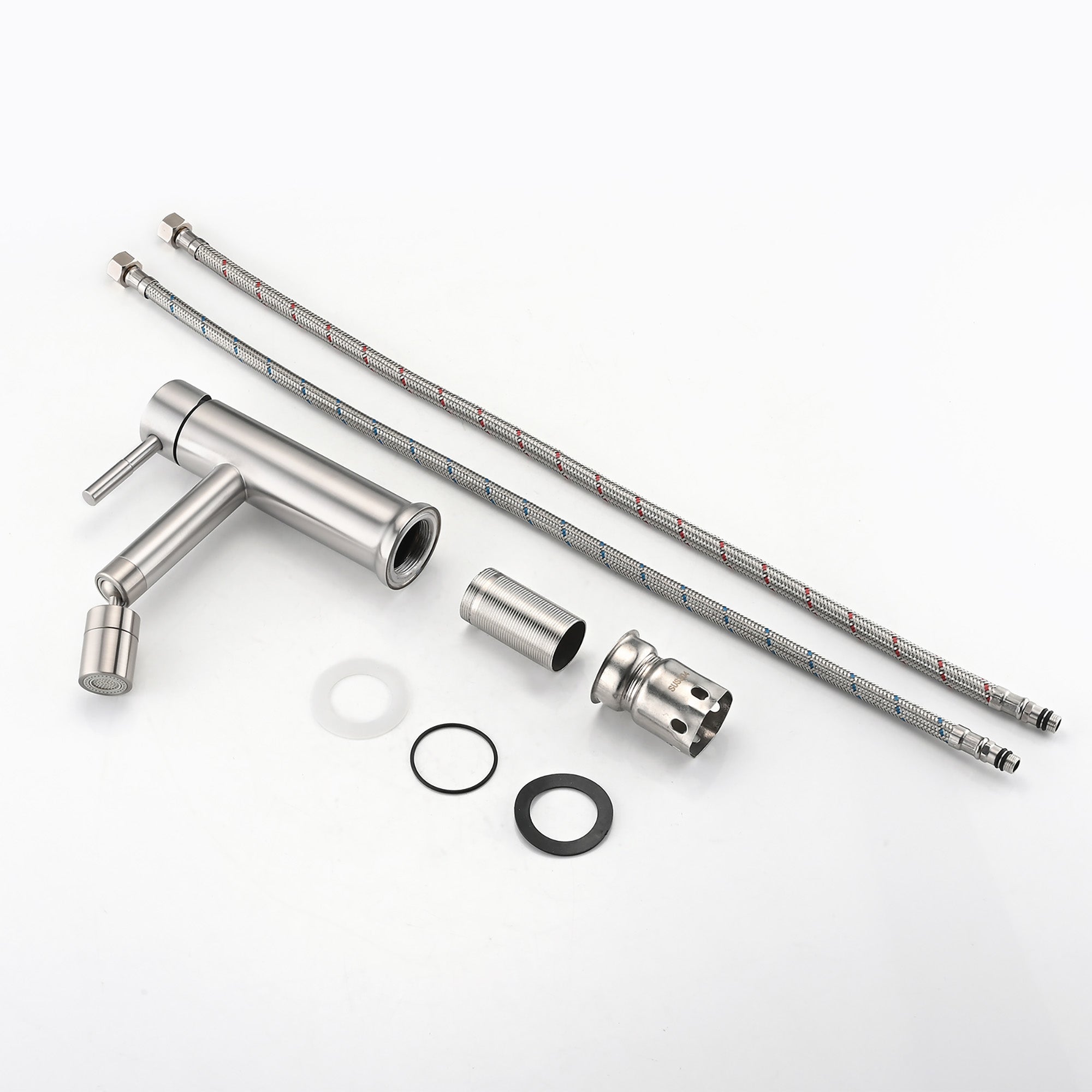 Brushed Nickel Bathroom Faucet for Bathroom Sink