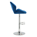 Bar Stools Set of 2 - Adjustable with Back and Footrest