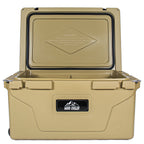 110 Quart Khaki Cooler, Rotomolded Insulated Ice Chest