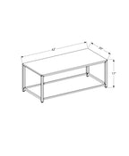 Rectangular Coffee Table with Mosaic Tile Top