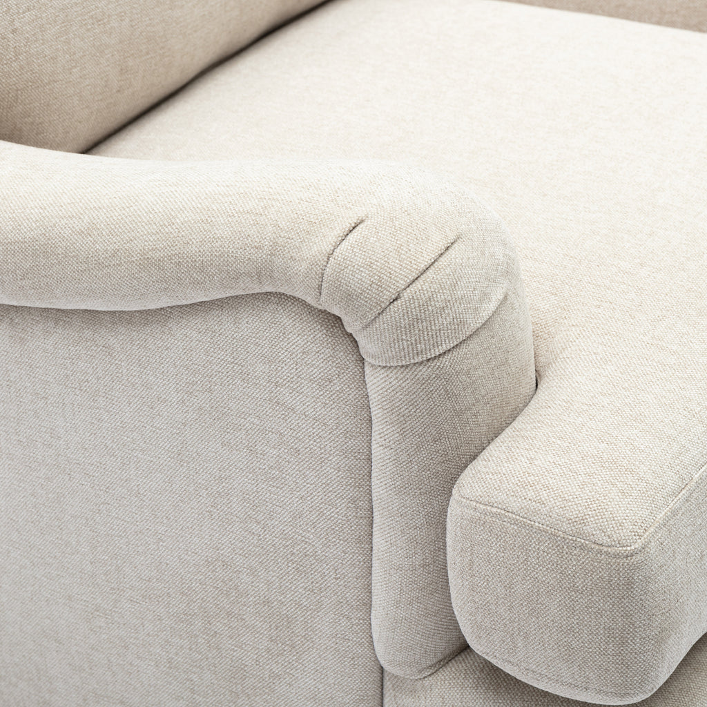 Candor Sea Oat Chair and Ottoman Set