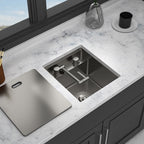 15" Undermount Bar Sink with Folding Faucet