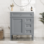 30'' Bathroom Vanity with Top Sink