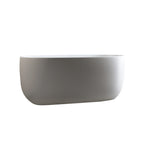 LILYA 47'' Independent Solid Surface Resin Stone Bathtub