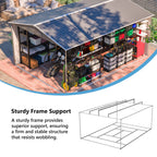 10x14 FT Outdoor Metal Storage Shed