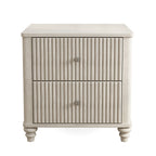 Fluted Nightstand 2-Piece Set