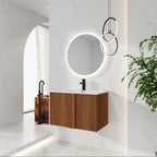 30" Wall-Mounted Bathroom Vanity with Sink Combo