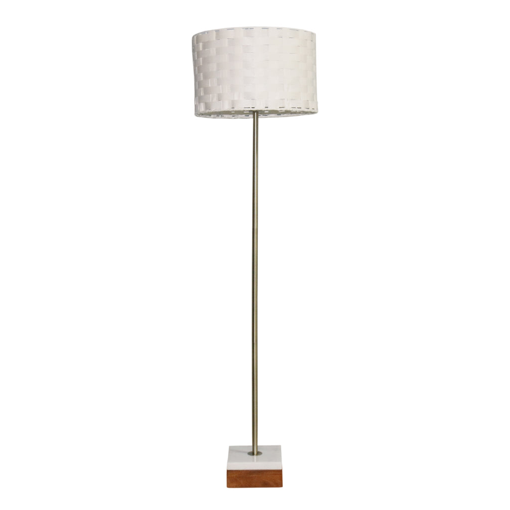 Minimalist Floor Lamp with Neutral Shade