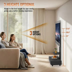TV Stand with Push-Pull Drawer for Living Room, Bedroom, Offices