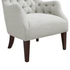 Button Tufted Wing Chair