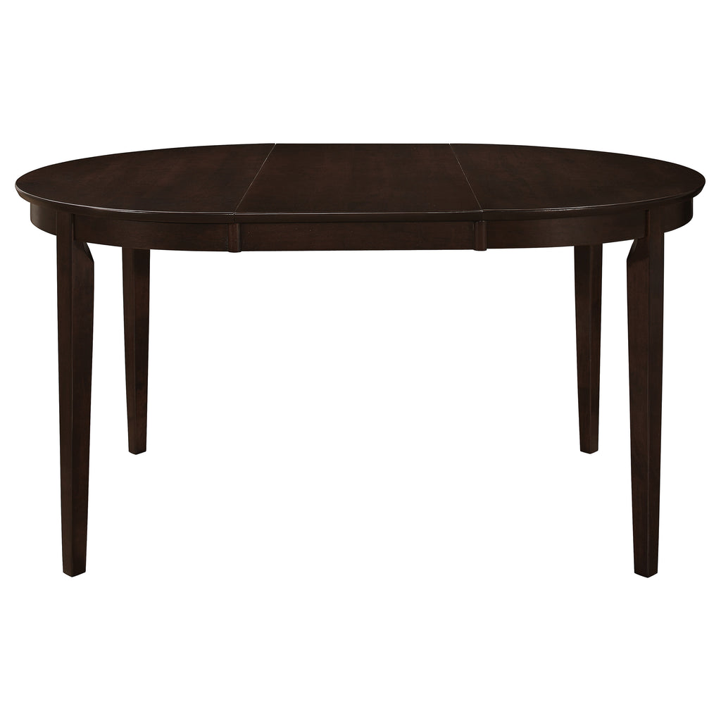 Gabriel 7-Piece Extension Leaf Dining Table Set - Cappuccino