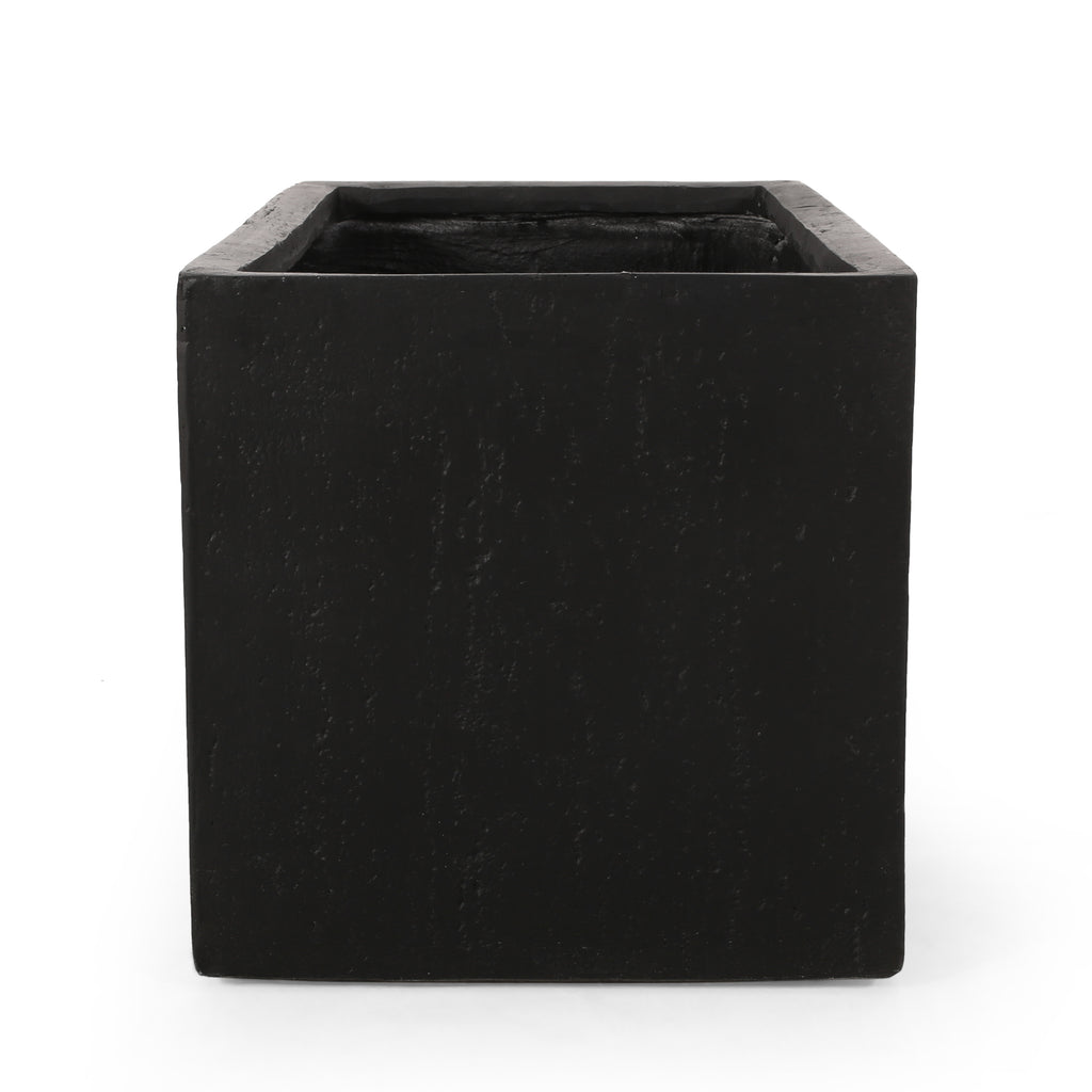Outdoor Large Square MGO Planter 35''L