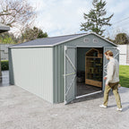 10x12 FT Outdoor Metal Storage Shed