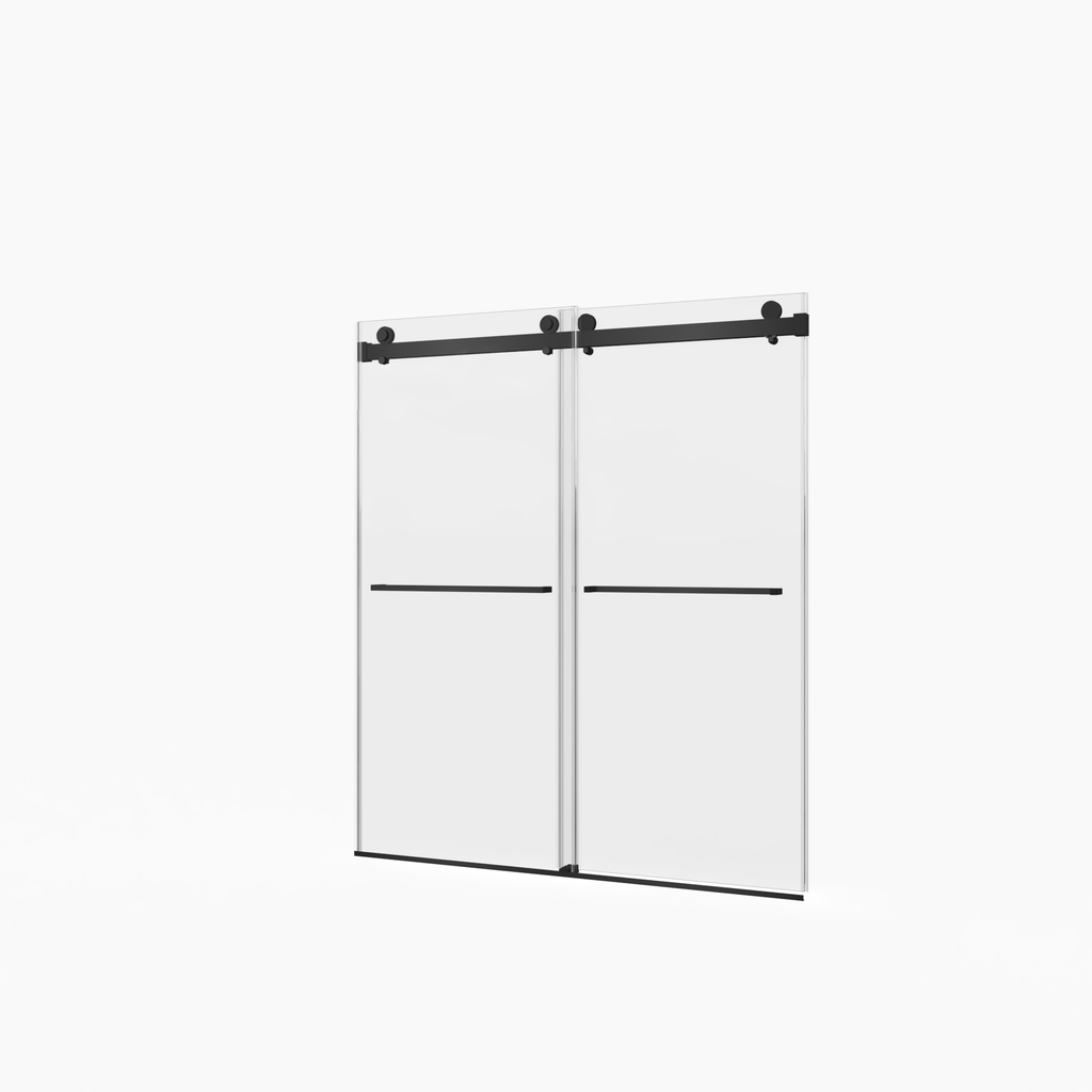Frameless Double Sliding Shower Door