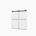 Frameless Double Sliding Shower Door