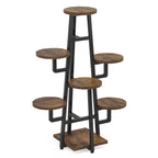43.30" Tall 7-Tier Rustic Display Shelf