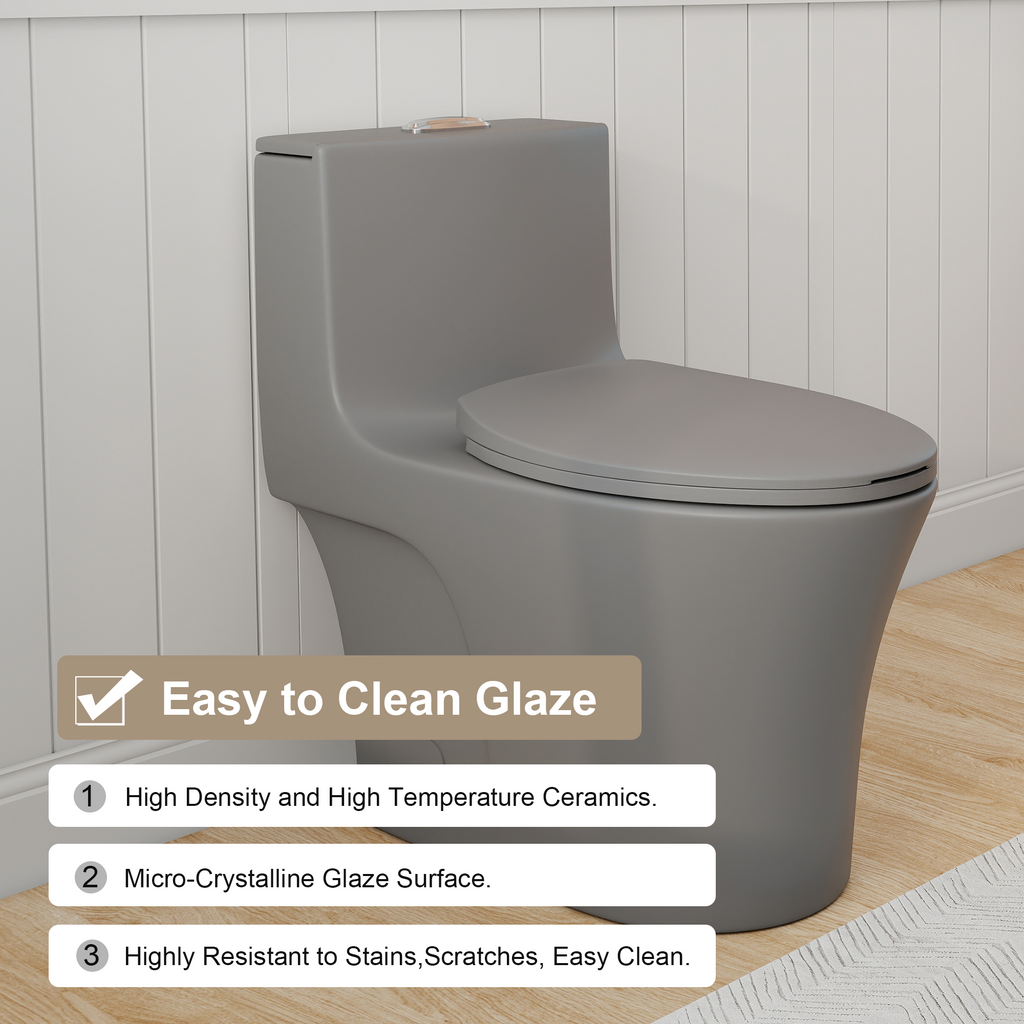 Tornado Flush One-Piece Toilet Elongated