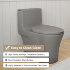 Tornado Flush One-Piece Toilet Elongated