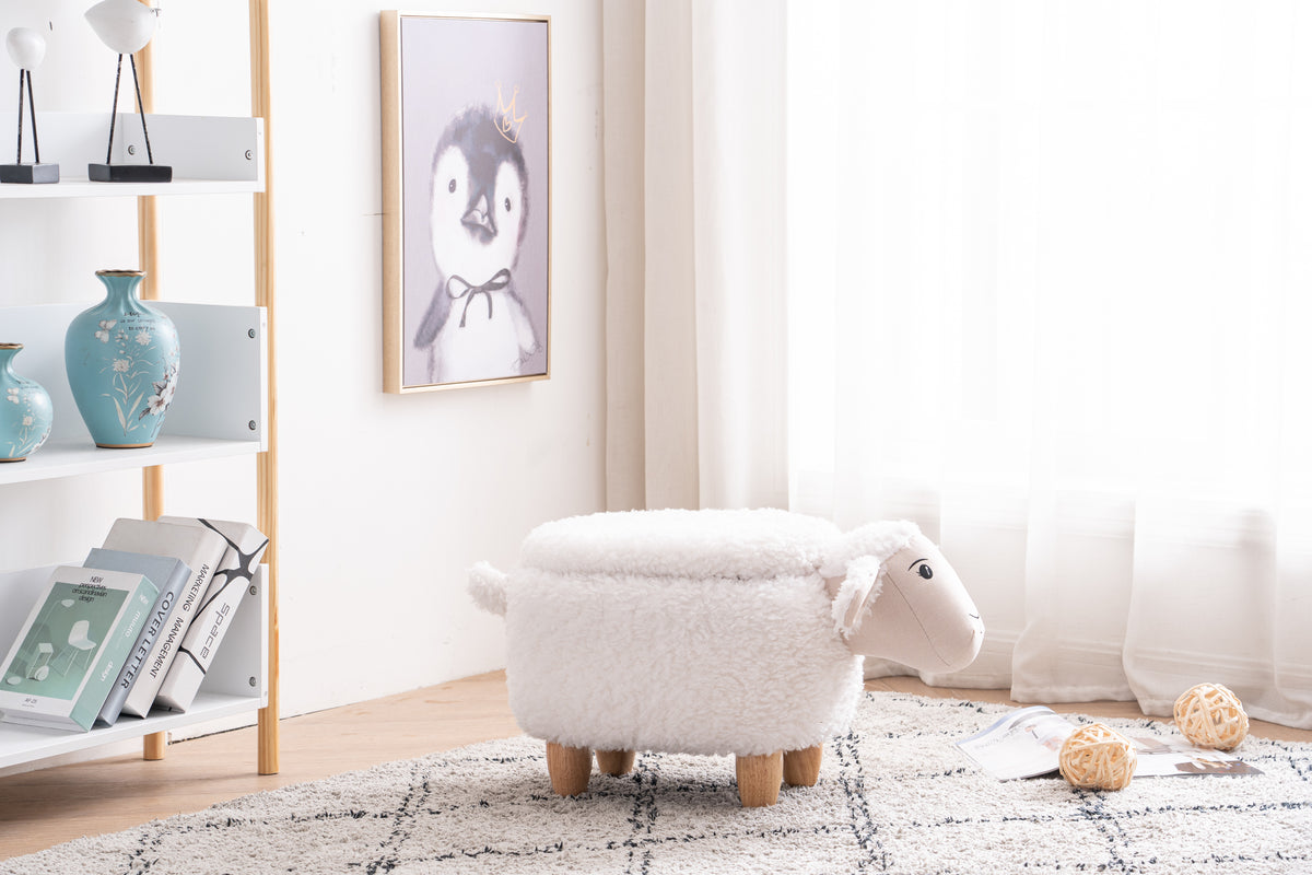 Shiloh the Sheep Storage Ottoman
