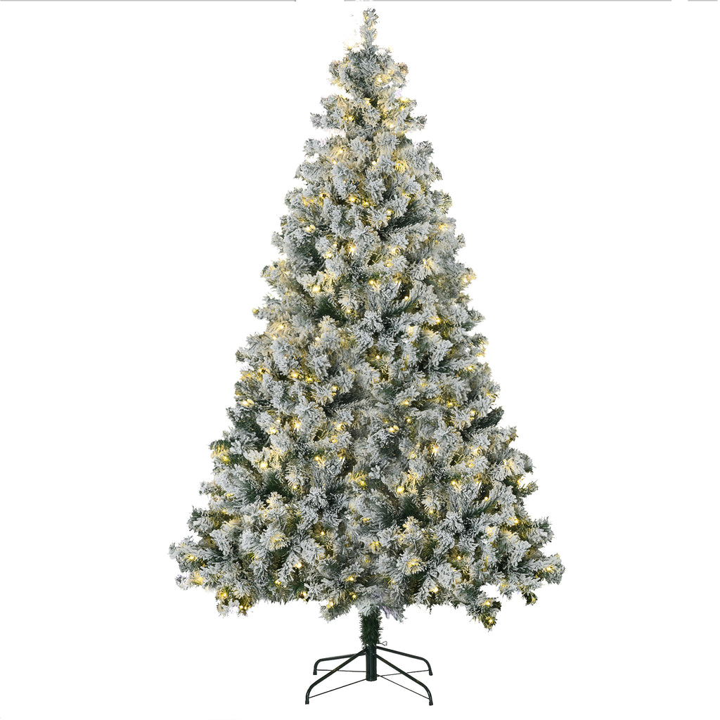 7.5ft Tall Prelit Artificial Christmas Tree