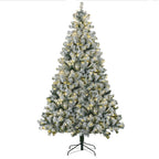 7.5ft Tall Prelit Artificial Christmas Tree