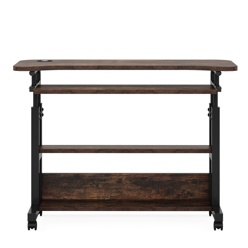 32 Inches Portable Desk with Power Outlets