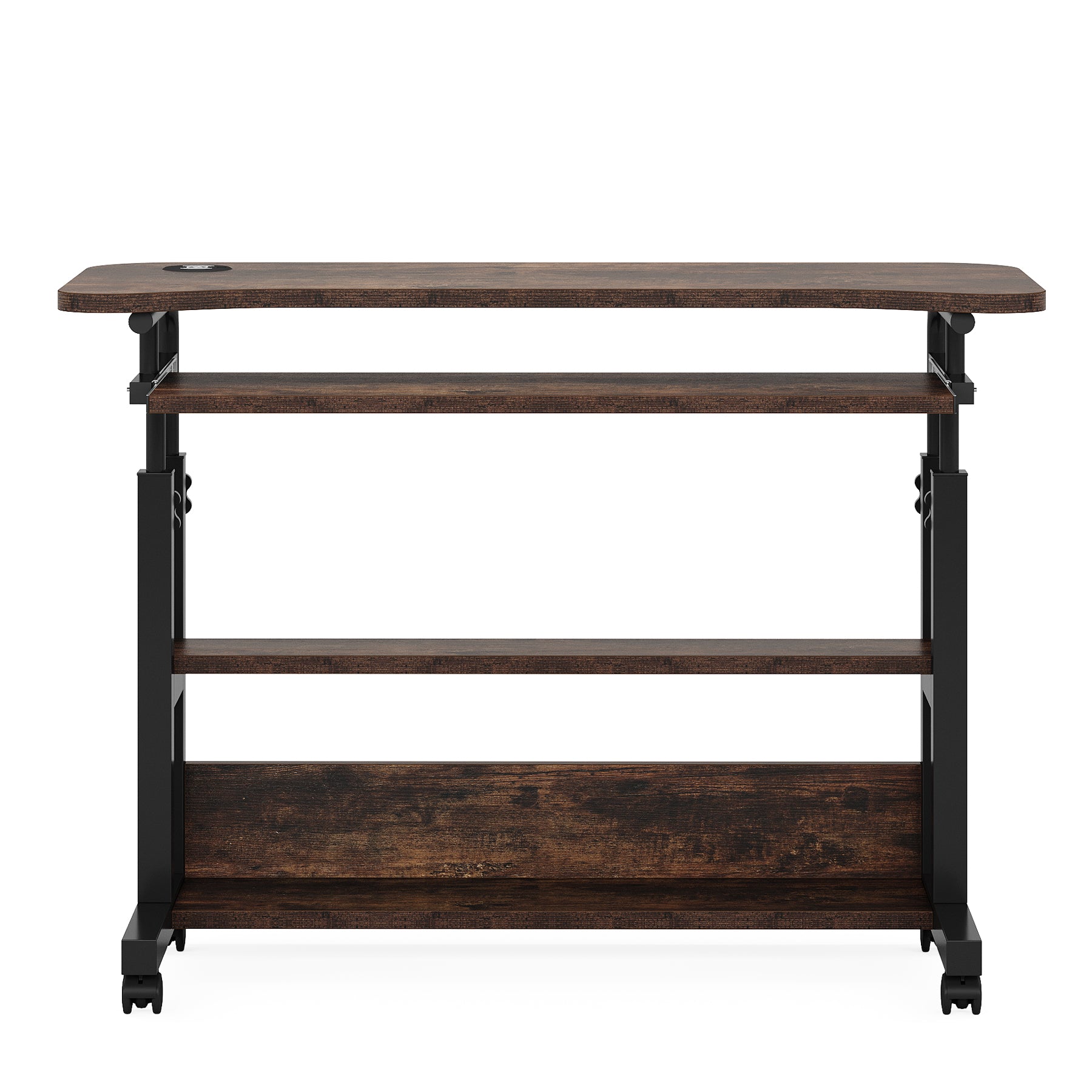 32 Inches Portable Desk with Power Outlets