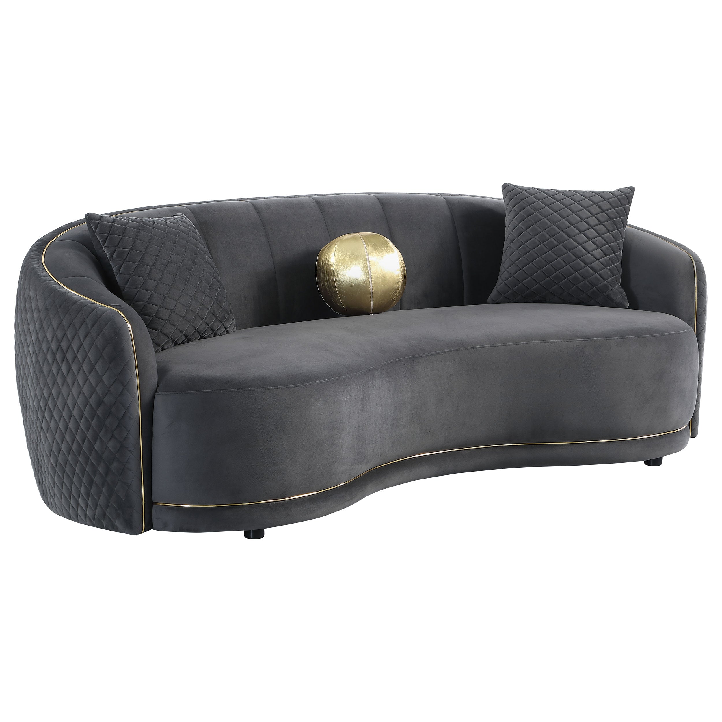 Luxe Dark Sofa