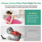 Ergonomic Spinal Posture Support & Multi-Functional Bed Pillow - Pink
