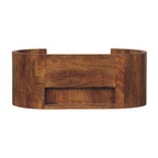 Solid Wood Valencia Curve Wall Bedside