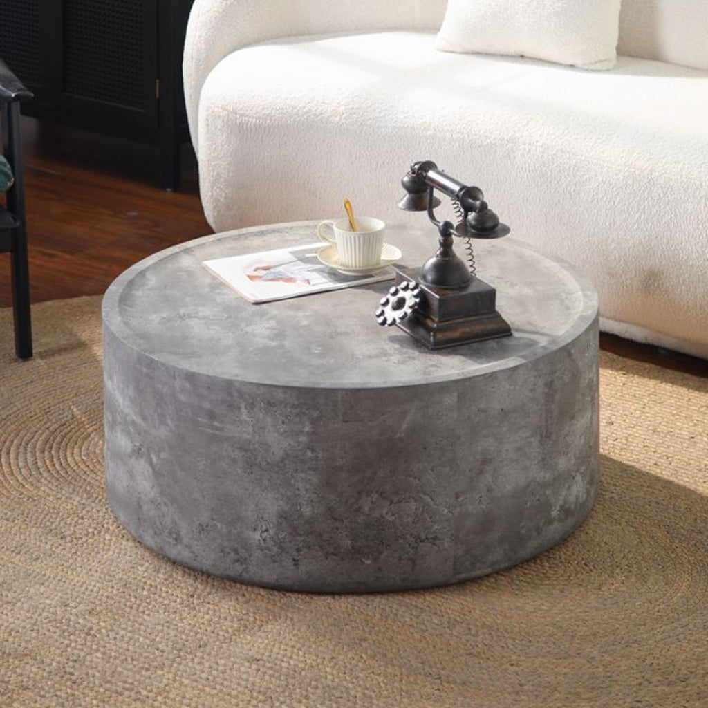 31.5'' Round Coffee Table with Mars Pattern