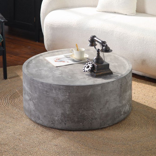 31.5'' Round Coffee Table with Mars Pattern