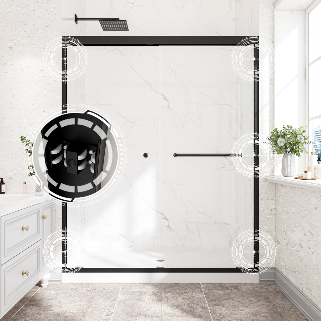 Premium 55"-60" W x 72" H Shower Door