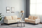Beige Loveseat