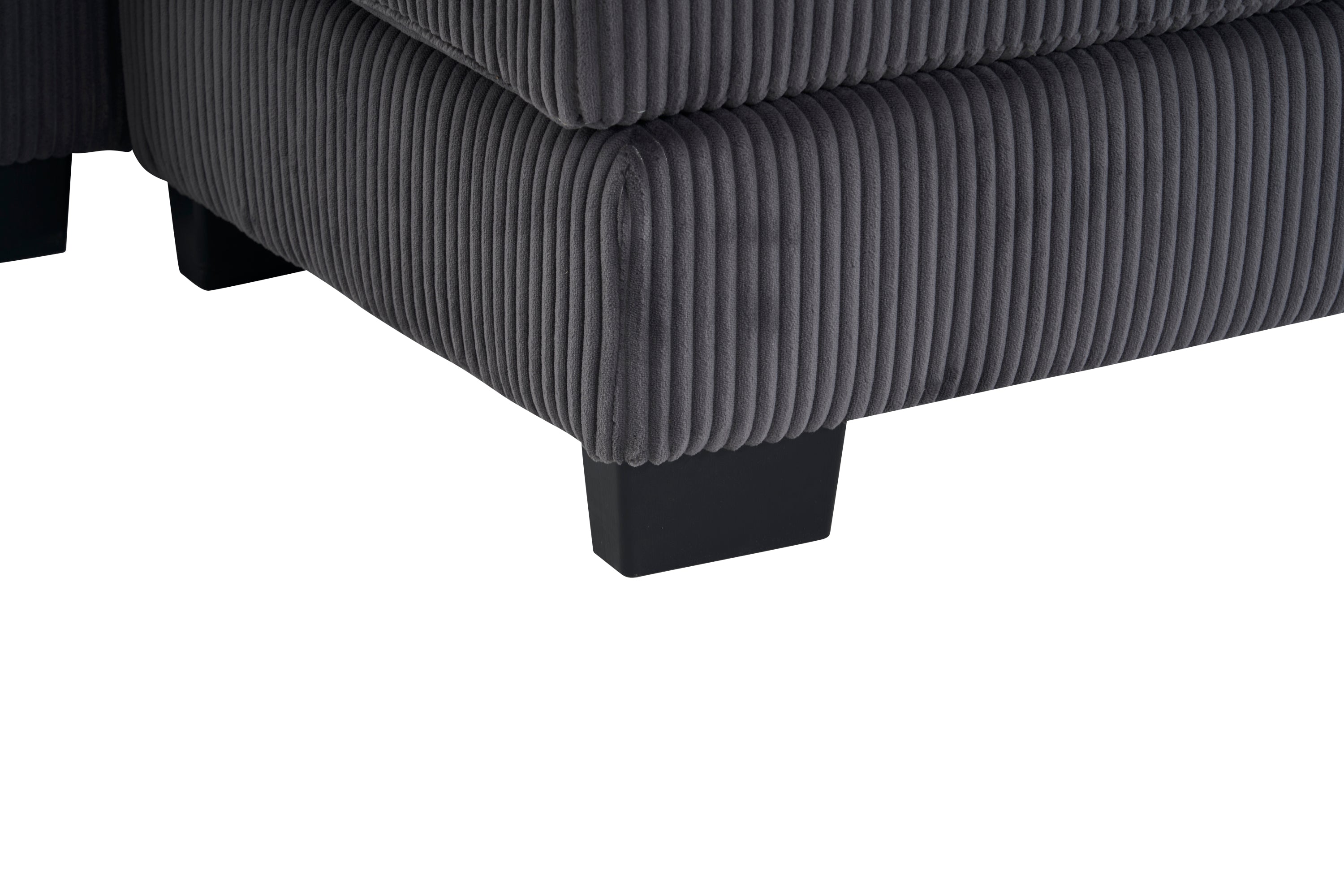 Modern U Shaped 6-Seat Sectional Sofa with Ottoman