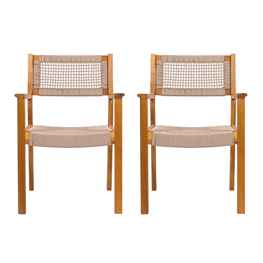 Braided Dining Chair - Set of 2