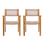 Braided Dining Chair - Set of 2