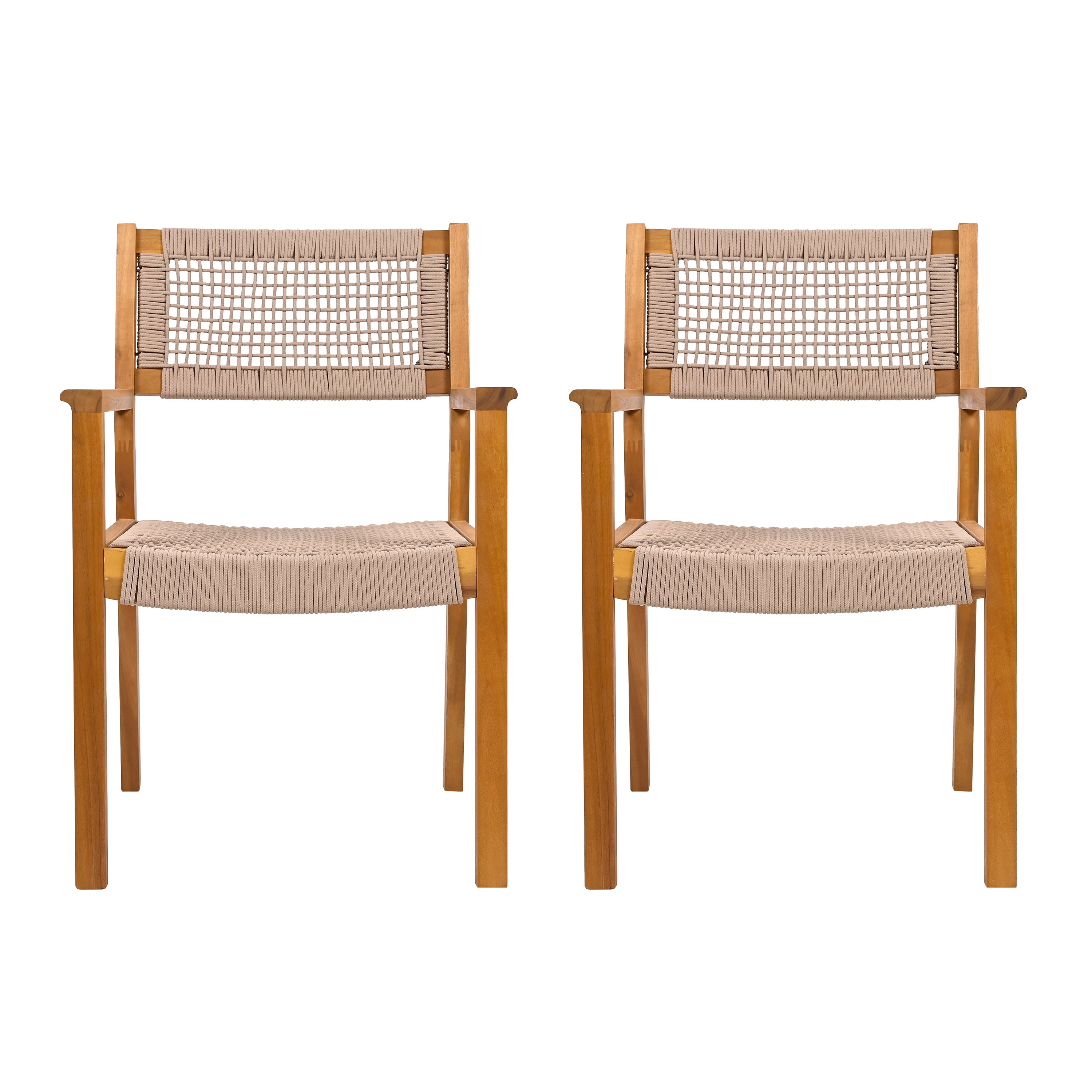Braided Dining Chair - Set of 2