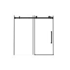 Frameless Single Sliding Shower Door